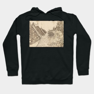 Street in Saintes-Maries-de-la-Mer Hoodie